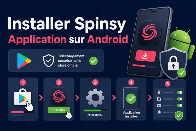 Installer Spinsy Application sur Android