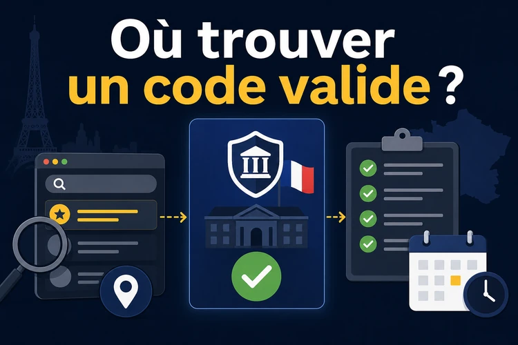 Où trouver un code valide ?